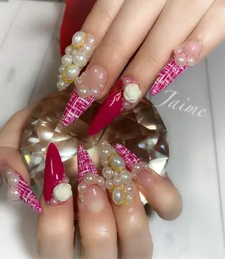 ロング ネイル Jaime Yuiのネイルデザイン