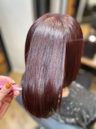 カラー 望恵🌸 韓国🇰🇷スタイルのヘアスタイル