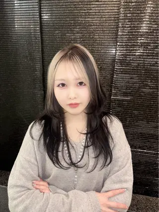 ロング ヘアーメイクウィル野田阪神店所属・Yuu/レイヤー/ ハイライト／野田阪神のヘアスタイル