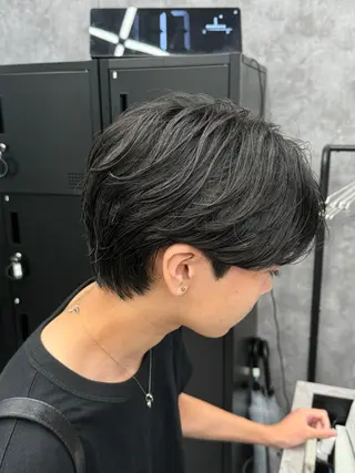 ショート パーマ メンズ men's salon dot.tokyo 町田本店所属・メンズ特化SHION モテ髪作ります💎✨のヘアスタイル