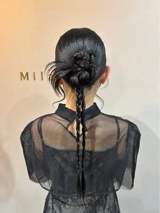 ヘアアレンジ Mila hinaのヘアスタイル