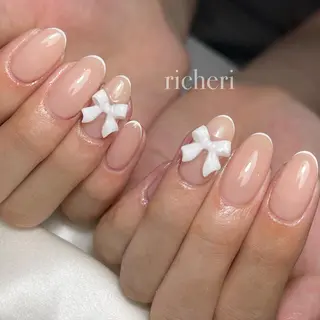 ミディアム ネイル richeri beautyのネイルデザイン