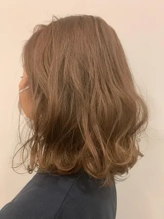 ミディアム シュリンプ梅森坂店所属・内藤 里桜🌸のヘアスタイル