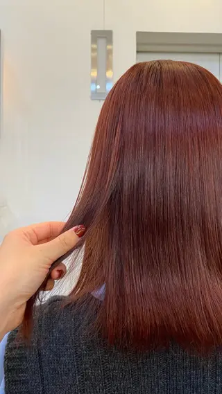 カラー 坂本 菜摘のヘアスタイル