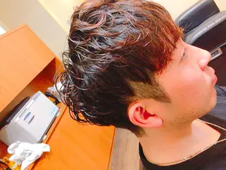 ショート パーマ メンズ カット&リラクゼーションサロンA/Z所属・メンズカット kimotoのヘアスタイル