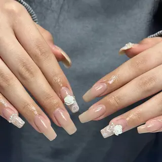 ロング Remore+eyelash&nailsalon所属・高橋 音葉のネイルデザイン