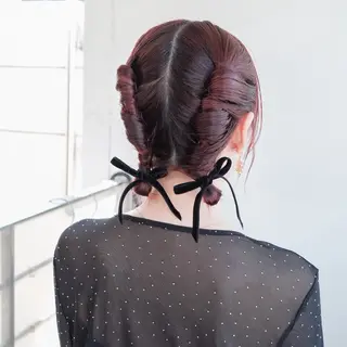 ヘアアレンジ ツイスパ/波巻き対応 メンズ特化　石川愛理のヘアスタイル