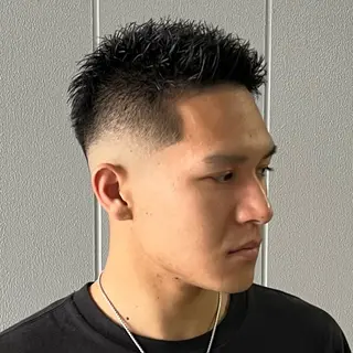 ショート メンズ 立川/メンズパーマ 厚進太郎のヘアスタイル