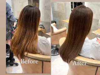 ロング Kanami/韓国風 /艶カラーのヘアスタイル