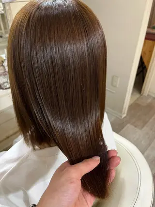 ミディアム カラー特化美容師 なかもと たつひろのヘアスタイル