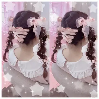 ロング ヘアアレンジ セキグチ💞 lilaのマツエク・マツパデザイン