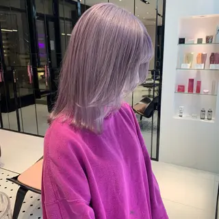 ミディアム ハッシュカット/ハイ トーン/MANAMIのヘアスタイル