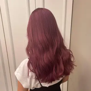 ロング カラー ヘアアレンジ ピンク・ベージュ🩰 カラー🫧とらのヘアスタイル