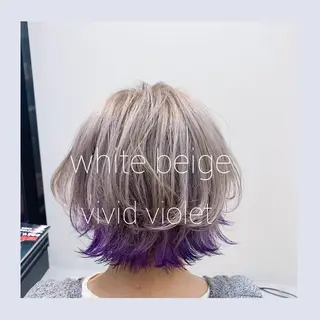 ショート カラー 神 .のヘアスタイル