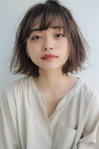 ミディアム カラー 最新ケアカラー 髪質改善YUTOのヘアスタイル