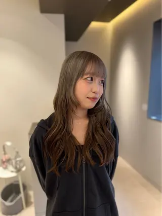 セミロング カラー スパイキーショート 大人パーマ 丸山のヘアスタイル