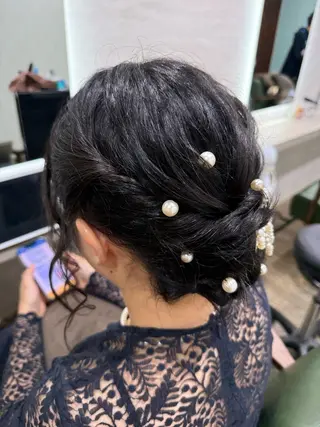 ショート ヘアアレンジ 縮毛矯正/ /関内/あべももこのヘアスタイル