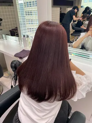 ミディアム カラー ヘアアレンジ キッズ TRUNAIL&EYE所属・TRU Shino🦋のマツエク・マツパデザイン