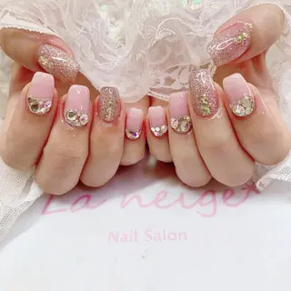 ネイル La neige* yuki 🥯🍑のネイルデザイン