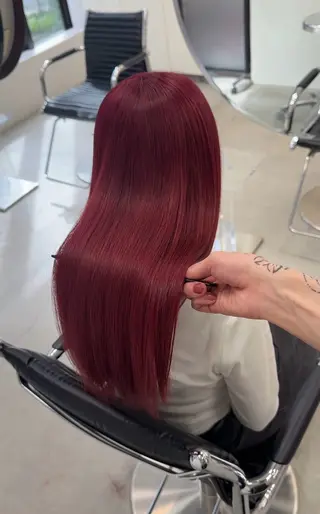 ロング カラー llwy名古屋栄所属・RYUKI/デザイ ンカラー/ブリーチのヘアスタイル