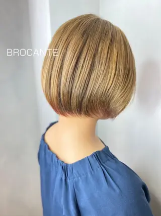 ショート カラー L’atelier BROCANTE （ラトリエ　ブロカント）所属・BROCANTE立川 karasawa.nのヘアスタイル