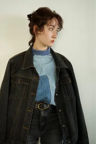 ミディアム 頭皮につけないカラー /白髪ぼかし/実加永のヘアスタイル