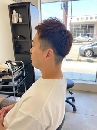 ショート メンズ 福田 文太のヘアスタイル