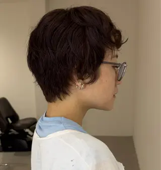 ショート riko*.+ﾟ 韓国風パーマのヘアスタイル