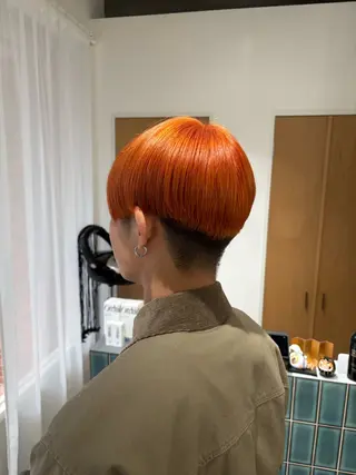 メンズ miku カラー/ヘッドスパのヘアスタイル