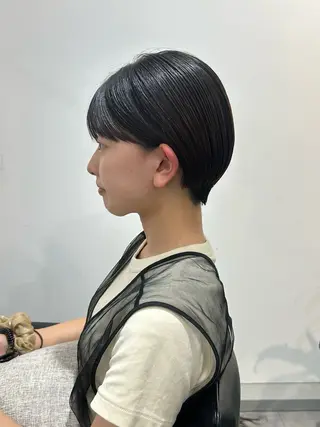ショート カラー ❤️ショートカット ・顔周りカット❤️のヘアスタイル