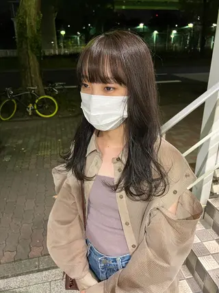 ロング カラー 舟橋耀/ブリーチカラ ー/レイヤーカットのヘアスタイル