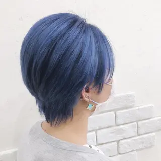 ショート 太白区白髪ぼかし/ ボブカット/千葉達人のヘアスタイル