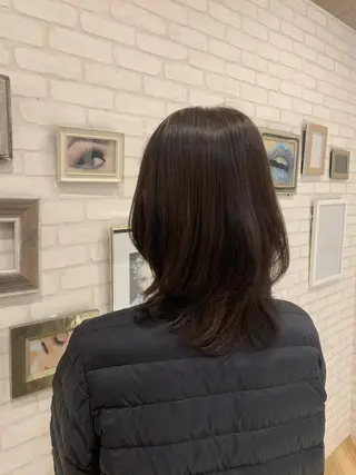 ミディアム 【髪質改善】 夏目結以のヘアスタイル