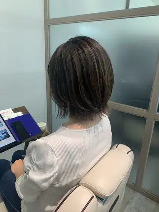 ミディアム 髪質改善×艶カラー Haruのヘアスタイル