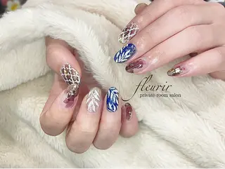 ネイル フルリール 【プライベートサロンのネイルデザイン