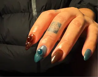 ネイル NICO nail　三軒茶屋店　ネイル＆アイラッシュ所属・oichan 𖦹°‧のネイルデザイン