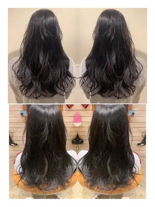 ロング カラー Emerge武蔵小杉所属・/本物の髪質改善/ 古川新のヘアスタイル