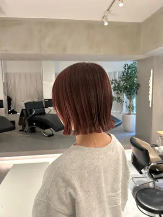 カラー 艶⭐︎暗髪 rinkoのヘアスタイル