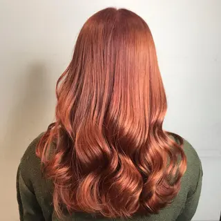 セミロング カラー ヘアアレンジ knock【ノック】所属・烏丸韓国ヘア🇰🇷 ayaka🎀のヘアスタイル