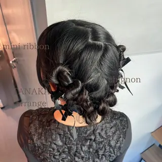 ヘアアレンジ charm《銀座》 ヘアセット/縮毛矯正のヘアスタイル