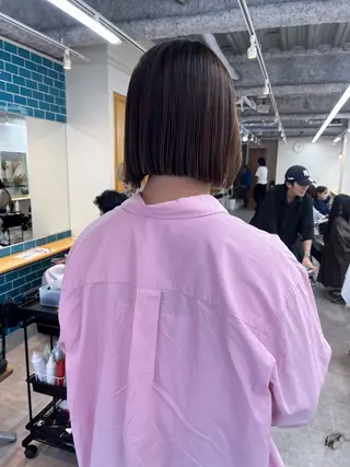 ショート パーマ benji仙台所属・KOKI/ ボブ/ パーマ/透明感カラーのヘアスタイル