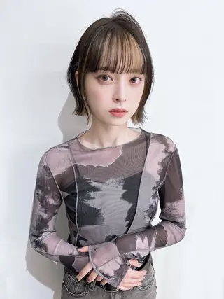 カラー 林本 来夢のヘアスタイル