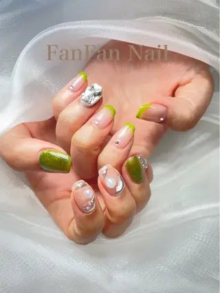 ネイル FanFan 長さ出し専門のネイルデザイン