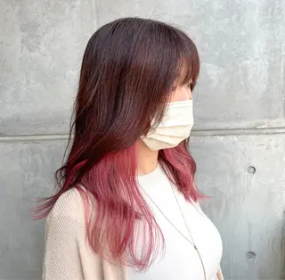 セミロング 縮毛矯正支持率👑 No.1 SORAのヘアスタイル