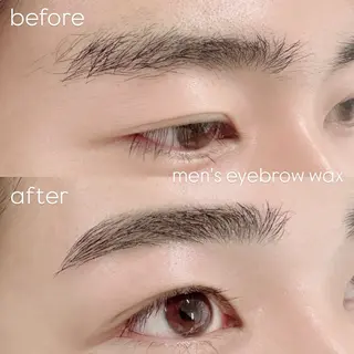 メンズ アイブロウ ayaka 𐙚 ࣪ 𓈒⭒のマツエク・マツパデザイン