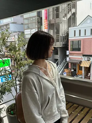 セミロング カラー ユウ✩.*˚/メンズ 特化/シャドウパーマのヘアスタイル