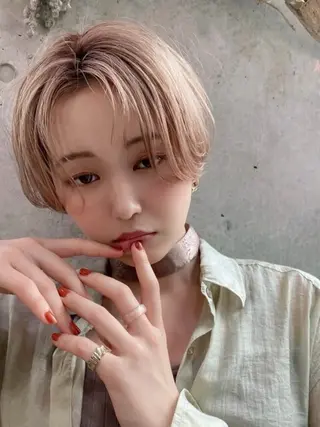 ショート L’me  TOKYO by youres所属・《柔らかhair𓍯 》木村美姫のヘアスタイル