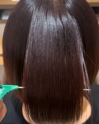 ショート カラー yui🥀/ボブ /ブリーチなしカラーのヘアスタイル