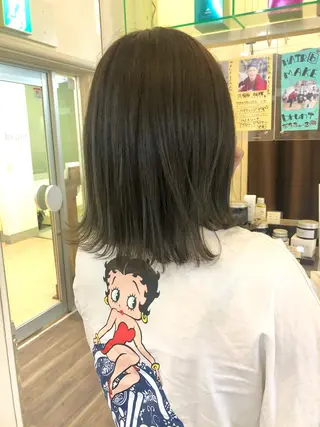 カラー 🌻透明感カラー🌻 阿井希良梨のヘアスタイル