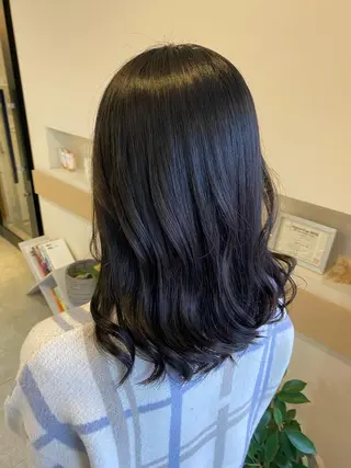 セミロング すみす🎀ヘアメ/ 艶カラー/エクステのヘアスタイル